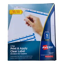 Avery clear printable for sale  Hazleton