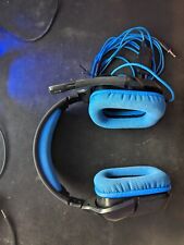 Auriculares para juegos Logitech G430 negros/azules con micrófono (falta adaptador USB) segunda mano  Embacar hacia Mexico