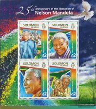 Used, Solomon Islands 3067-3070 Small Arch (Complete Exg.) mint 2015 Nelson Mandela for sale  Shipping to South Africa