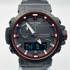 Usado, Relógio solar CASIO PROTREK Climber Line FIRE FALL PRW-60YT-1JF pulseira de titânio comprar usado  Enviando para Brazil