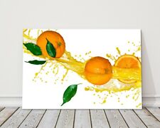 arte de parede quadro impressão tela respingo suco de laranja comprar usado  Enviando para Brazil