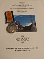 Ww1 medal casualty for sale  THATCHAM