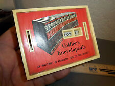 Vintage Colliers Encyclopedia Collectors Bank, no key, nice colors & graphics for sale  Shipping to South Africa