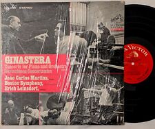 RCA LSC-3029 lp Ginastera PIANO CONCERTO Joao Carlos Martins STEREO shrink 2S/1S for sale  Shipping to South Africa