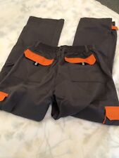 Combat Cargo Work Trousers for Men - Grey Orange Medium 34” Waist Inside Leg 31” for sale  HIGH PEAK