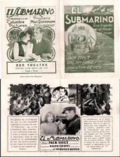 SUBMARINO (1928), JACK HOLT, SEPULTURAS RALPH, Herald comprar usado  Enviando para Brazil