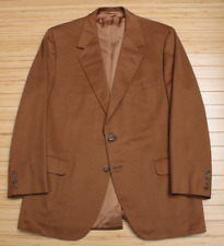 Oxxford Clothes Pure Emperors Cashmere Tan 43R Sport Coat, used for sale  Shipping to South Africa