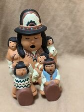 House Of Lloyd Terracotta Native Indian  Figurine "The Story Teller"1996, used for sale  Shipping to South Africa