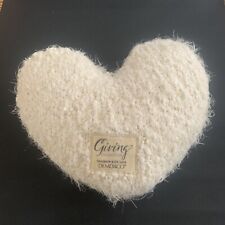Travesseiro de nylon poliéster macio DEMDACO Giving em forma de coração cinza acastanhado 11 x 10 comprar usado  Enviando para Brazil