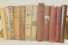 12 Libros Antiguos Antiguos Granja Clásico Biblioteca Casa Casa Niño Decoración Marrón segunda mano  Embacar hacia Argentina