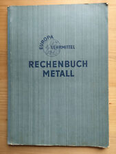 Rechenbuch metall europa gebraucht kaufen  Bünde