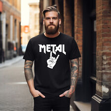 Shirt metal pommesgabel gebraucht kaufen  Wrist