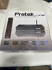 Protek X2 4K UHD Twin SAT Receiver - E2 Linux - 2X tuner DVB-S2 - WiFi WLAN,, używany na sprzedaż  PL