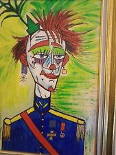 Clown militaire huile d'occasion  Tourcoing