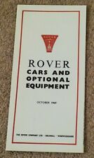 Oct 1969 rover for sale  SOUTHAMPTON
