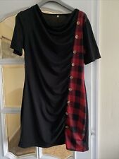 Black red tartan for sale  UK