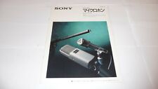 Sony microphones original for sale  Ireland