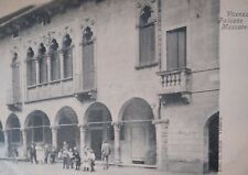 Cartão postal Vicenza Itália início dos anos 1900 raro Palazzo Mascarello Street crianças Fashi, usado comprar usado  Enviando para Brazil