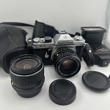 Pentax K2 ASAHI with flash, 2 lenses & Body Case for sale  Shipping to South Africa