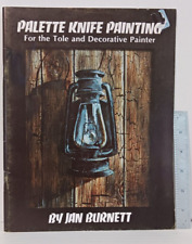 Paleta de livros de arte pintura faca para ferramenta e pintor decorativo Jan Burnett 1976, usado comprar usado  Enviando para Brazil
