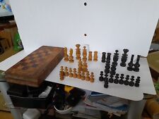 Vintage wooden chess for sale  SHREWSBURY