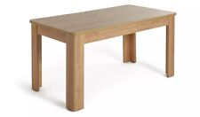 Habitat Miami Curve Extending Oak Effect Dining Table for sale  Shipping to South Africa
