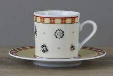 Winterling Dessina Clivia Red Yellow Espresso Cup with Bottom Plate, used for sale  Shipping to South Africa