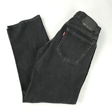 Calça jeans Levis 505 juvenil 16 regular preta perna reta etiqueta vermelha infantil comprar usado  Enviando para Brazil