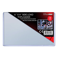 (2) Ultra PRO 6x4 Side Load Toploader Photo Sports Postcard Holder FREE SHIPPING for sale  Shipping to South Africa