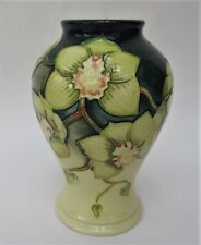 Moorcroft Limited Edition 15/30 Green And Yellow Cymbidium Vase, Anji Davenport for sale  Shipping to South Africa