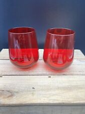 Estelle red stemless for sale  Amston