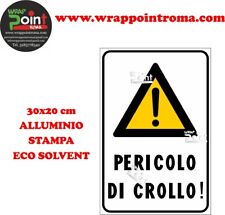 Cartelli cartello pericolo usato  Roma