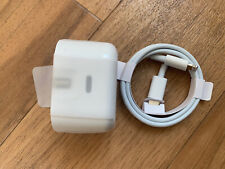Genuine 20W Fast USB-C CE Charger Plug/Data Cable For iPhone 12 11 XS Pro Max XR, used for sale  Shipping to South Africa