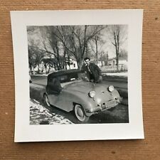 Used, Man Posing w/ Crosley Hot Shot Convertible Car Photo Kodak VELOX Paper 2.75" for sale  Shipping to South Africa