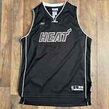 Camiseta deportiva para hombre Miami Heat talla grande negra Reebok NBA entrenamiento atlético 3060 segunda mano  Embacar hacia Argentina