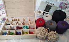 macrame cord for sale  WHITBY