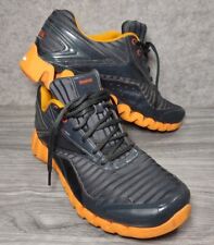 Męskie buty do biegania Reebok ZigTech rozmiar 10.5 czarne pomarańczowe sportowe trampki, używany na sprzedaż  Wysyłka do Poland