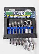 LASER TOOLS (2854) 7 piece stubby spanner / wrench set 10 to 19mm New, used for sale  Shipping to South Africa