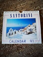 Calendario santorini 1991 usato  Acireale