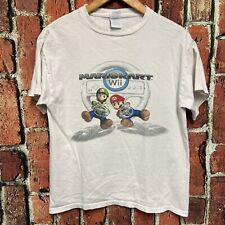 Rare Vintage Mario Kart Wii 2008 Wheel Luigi T Shirt 2000s Nintendo Video Game M for sale  Shipping to South Africa