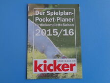 Używany, Piłka nożna / Kickerheft - 2015-16 - Plan gry Pocket-Planer na sprzedaż  Wysyłka do Poland