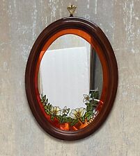 Oval mirror wood for sale  Brooklyn