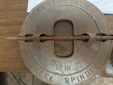 Cast Iron Griswold Reversible 10" and 9" Stove Flue Damper Steel Spindle for sale  Shipping to South Africa