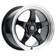 Forgestar Wheels D5 Drag 18x8 5x120 ET15 5.125BS 78.1CB Gloss Black Machined for sale  Shipping to South Africa