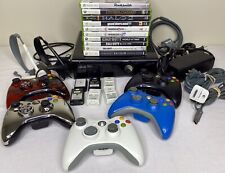 Microsoft XBox 360 Lot Console 10 Games Controllers Bundle Tested Works for sale  Shipping to South Africa
