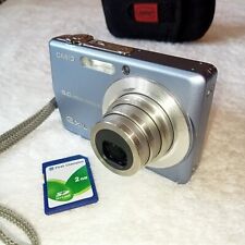 Câmera Digital Casio EXILIM ZOOM EX-Z600 6.0MP - Azul, testada, cartão de memória comprar usado  Enviando para Brazil