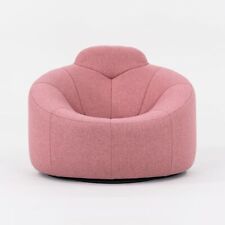 Espreguiçadeira giratória 2023 Ligne Roset abóbora encosto alto por Pierre Paulin em rosa, usado comprar usado  Enviando para Brazil