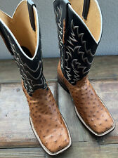 CODY JAMES MEN'S FULL QUILL COGANC OSTRICH EXOTIC WESTERN BOOTS for sale  Beverly Hills