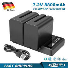 2pcs f970 battery for sale  Shipping to Ireland