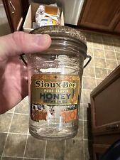 Jarro de miel vintage de abeja sioux trébol puro 20 oz con tapa sioux City Iowa segunda mano  Embacar hacia Argentina
